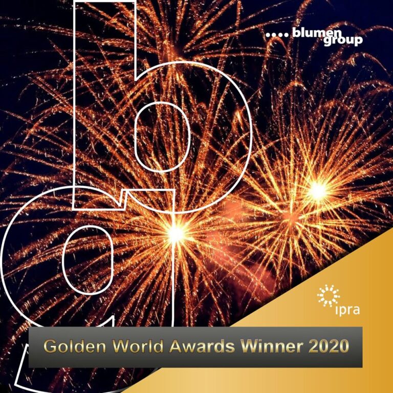 Blumen Group osvojio zlatno IPRA GWA 2020 priznanje!