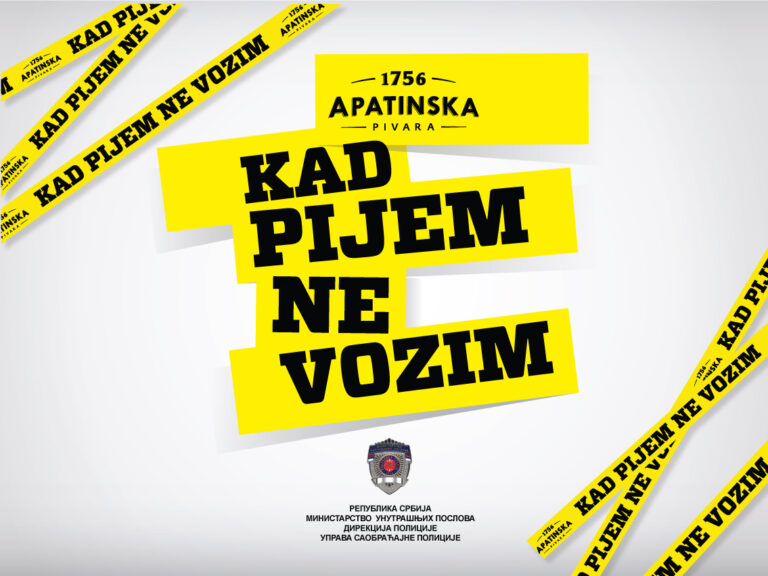 Nastavak kampanje „Kad pijem – ne vozim“