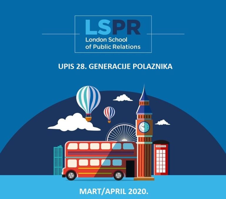 U toku je upis nove generacije LSPR – popust 20% za čitaoce Marketing mreže!