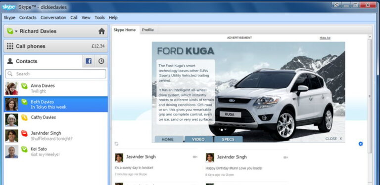 Oglašavanje na Skype-u po prvi put u Srbiji
