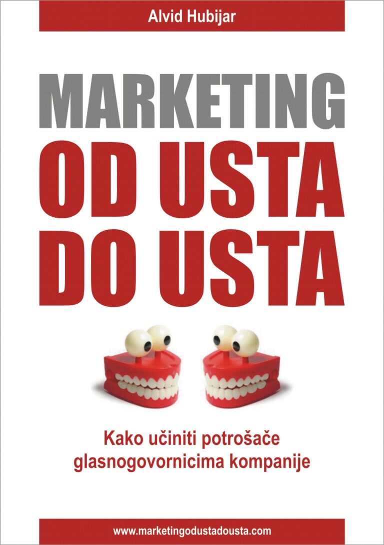 MARKETING OD USTA DO USTA:  kako učiniti potrošače glasnogovornicima kompanije