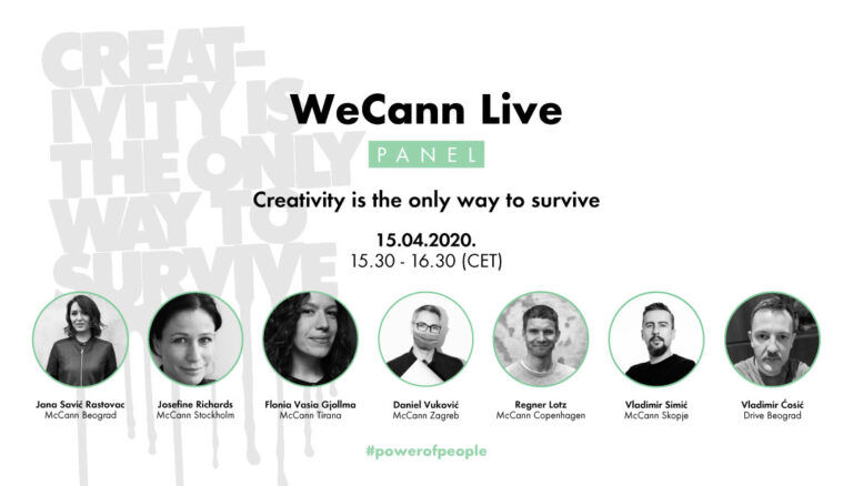WeCann Live: Kreativnost je jedini način da preživimo!