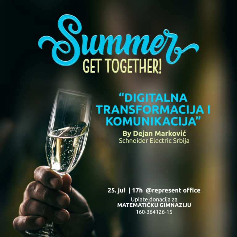 Dejan Marković sledeći gost okupljanja „Summer get together“