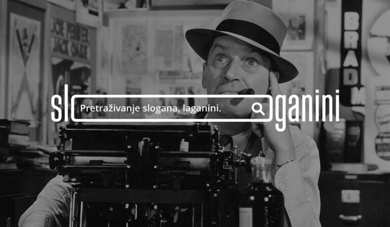 Sloganini – pretraživanje slogana, laganini!