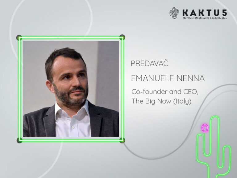 Emanuele Nenna na festivalu #kaktus2019!