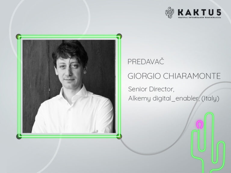 Giorgio Chiaramonte na festivalu #kaktus2019!