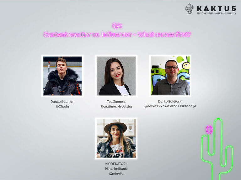 Content creator vs. Influencer – what comes first?