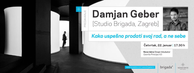 Predavanje Damjana Gebera iz Brigade u Novoj Iskri