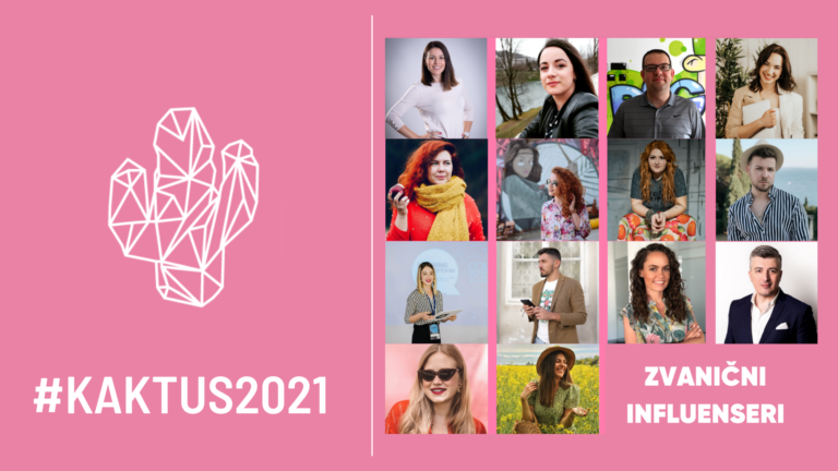 Objavljen spisak zvaničnih influensera festivala #kaktus2021!