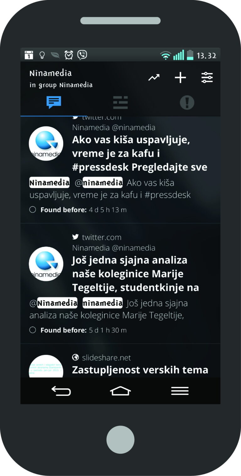 Prva Android aplikacija za media monitoring u Srbiji