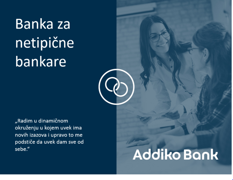 Addiko banka zapošljava Specijalistu za marketing!