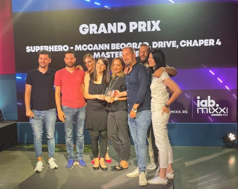 Mixx Awards Grand Prix za McCann Beograd, Drive i moderne Superheroje!