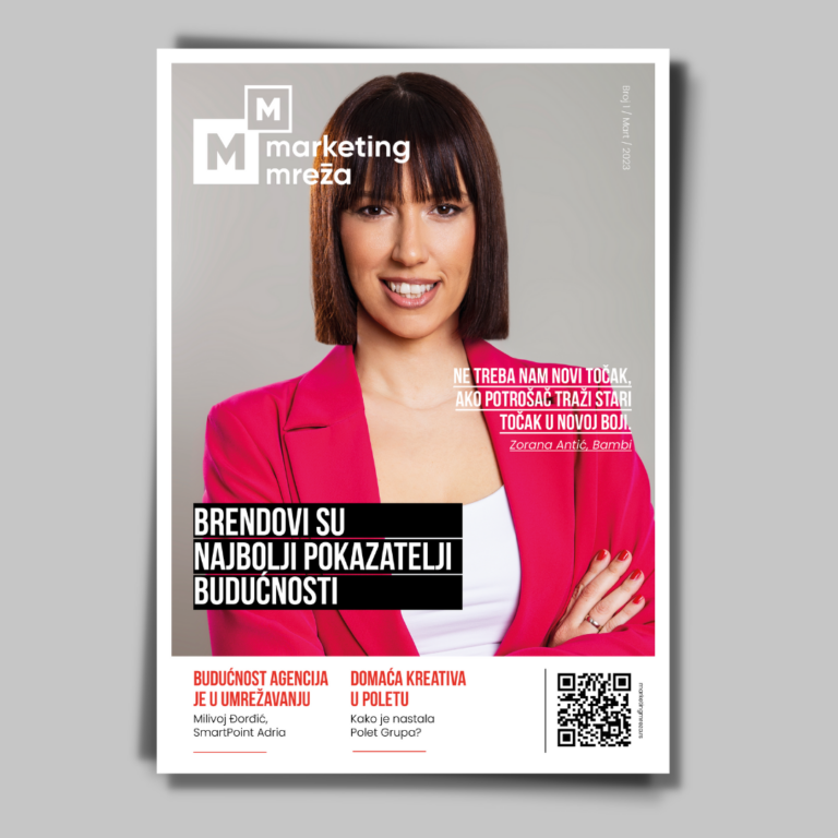 Izašao prvi broj Marketing mreža magazina, na naslovnoj strani Zorana Antić