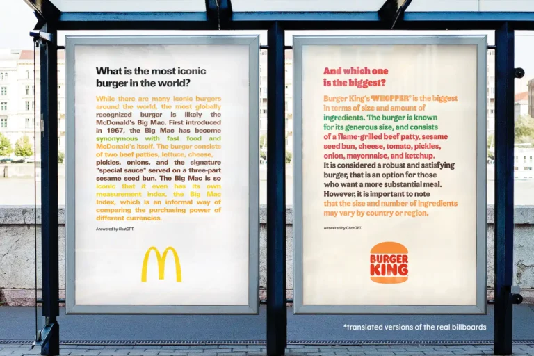 Burger King odgovor na McDonald’s ChatGPT kampanju