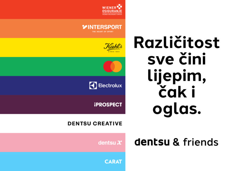 dentsu Hrvatska i kompanije partneri podržali Pride