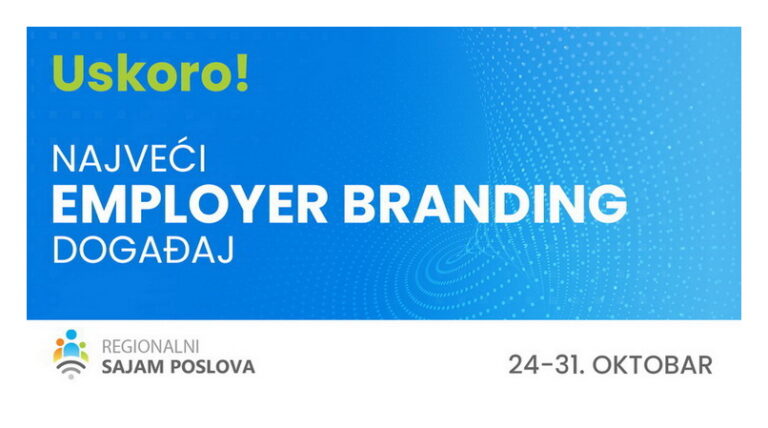 Regionalni sajam poslova od 24. do 31. oktobra