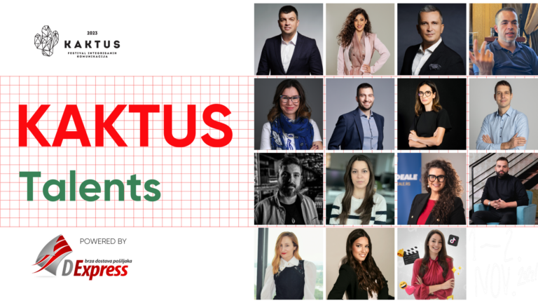Imenovan žiri KAKTUS Talents 2023 (powered by DExpress) takmičenja!