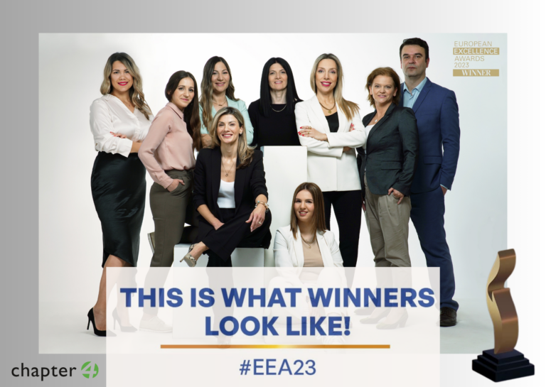 European Excellence Award za agenciju Chapter 4 PR