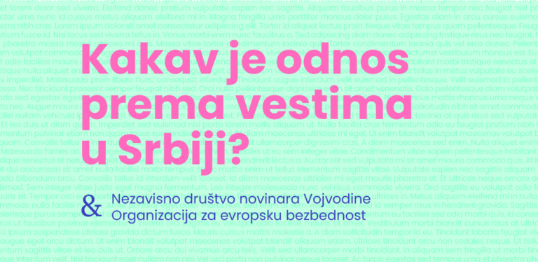 Gde i kako se ljudi u Srbiji informišu?