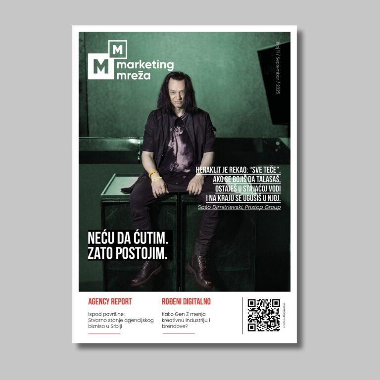 Izašao 11. broj Marketing mreža magazina, na naslovnoj strani Sašo Dimitrievski