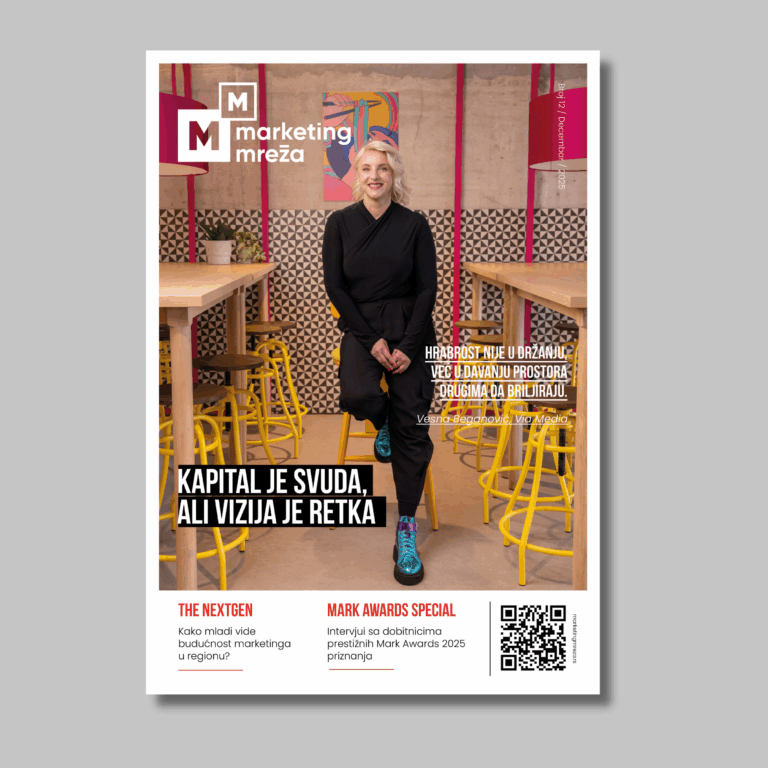 Izašao 12. broj Marketing mreža magazina, na naslovnoj strani Vesna Beganović