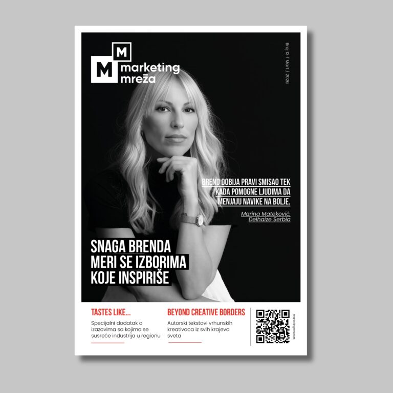 Izašao 13. broj Marketing mreža magazina, na naslovnoj strani Marina Mateković